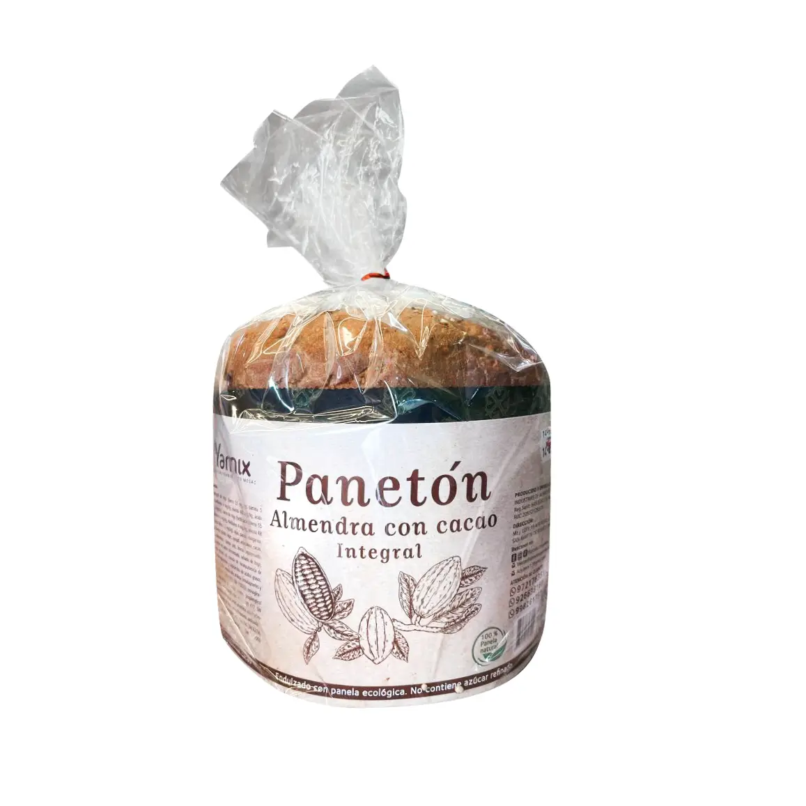 Panetón Almendra con Cacao 900gr Yamix