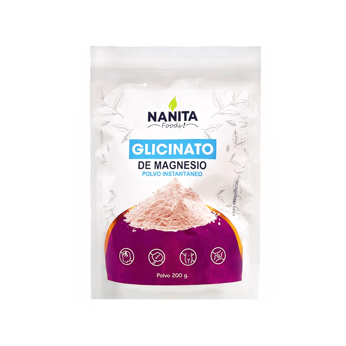 Glicinato de Magnesio 200gr Nanita