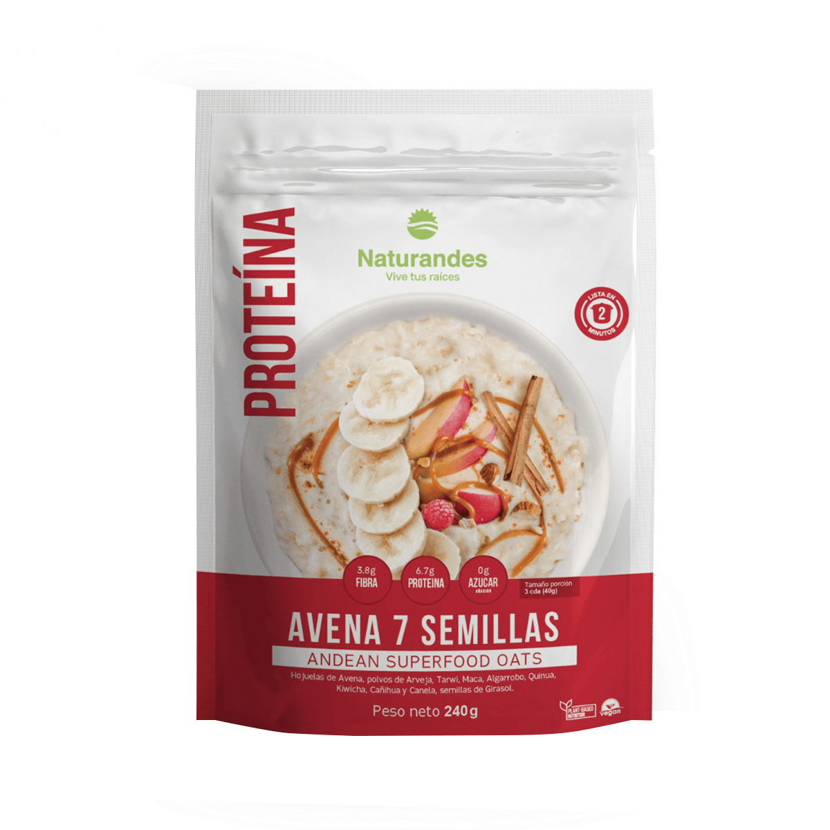 Avena 7 Semillas Proteína 240gr Naturandes
