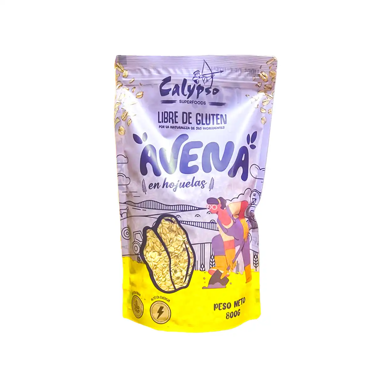 Avena en Hojuelas 800gr Calypso