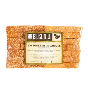 Bio Tostadas de Camote 125gr Biosunqu