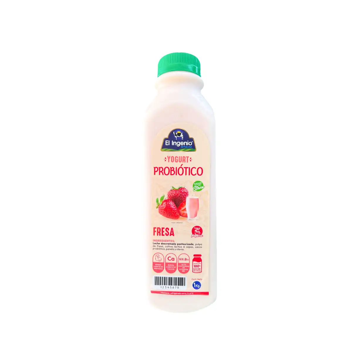 Yogurt de Fresa El Ingenio 1L