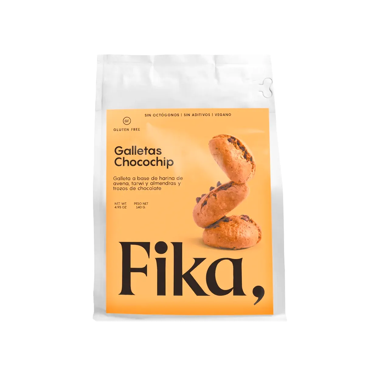 Galletas de Chocochip C/Pecana 140gr Fika