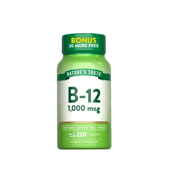 Vitamina B12 220tablets NaturesTruth