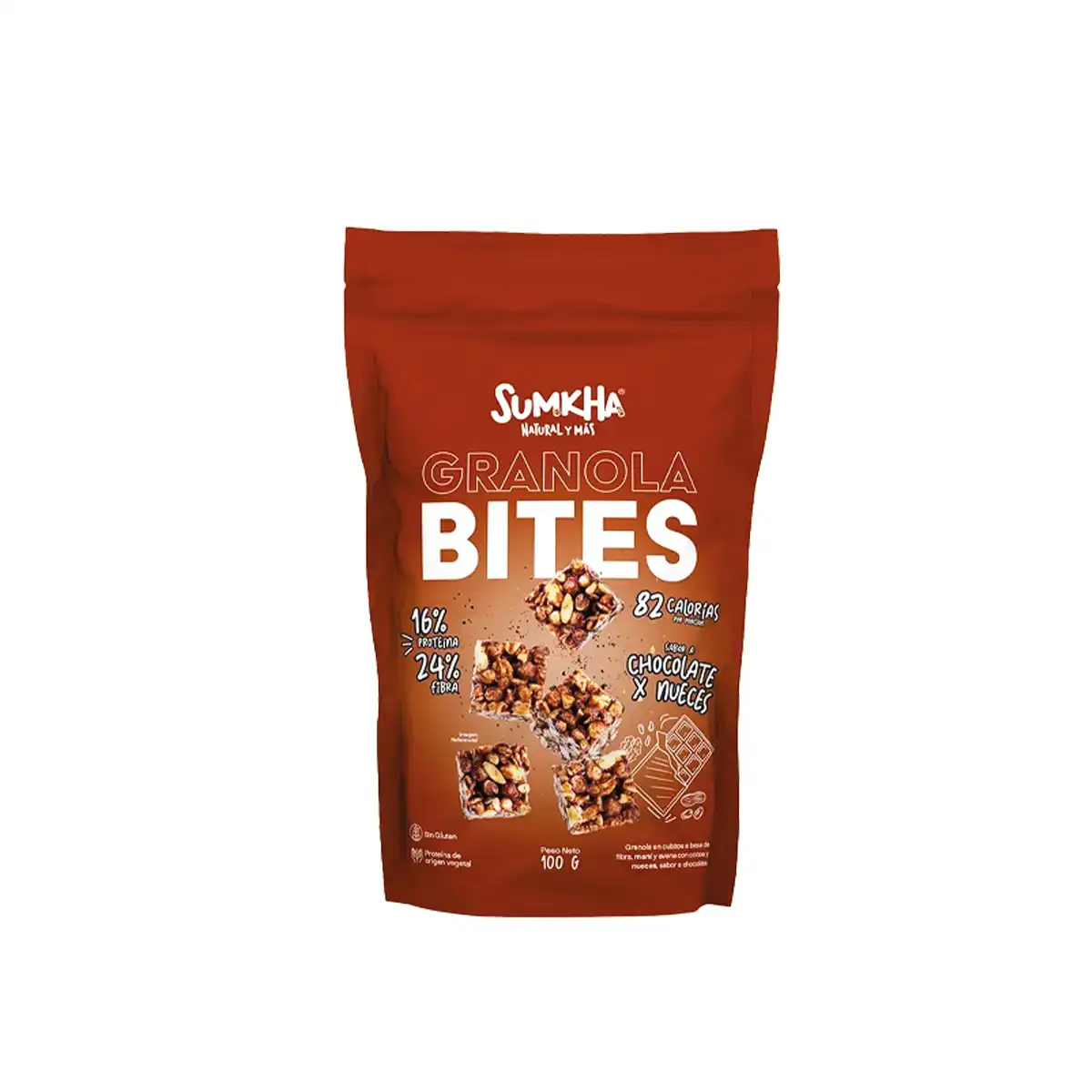 Granola de Chocolate y Nueces 100gr Sumkha