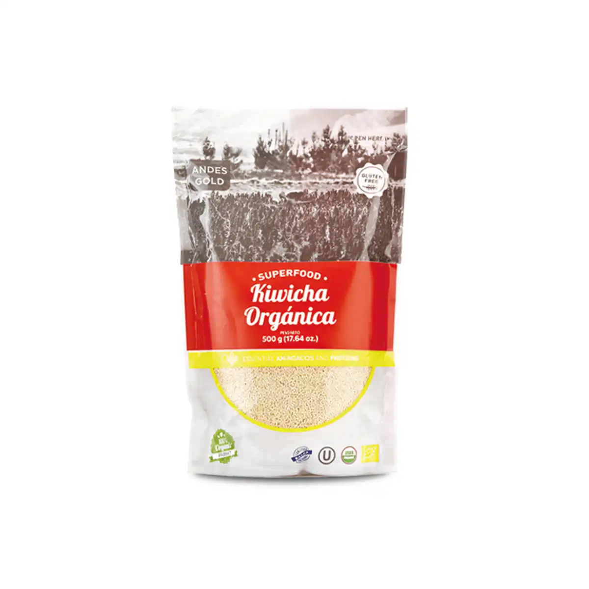 Granos de Kiwicha 500gr Andes Gold