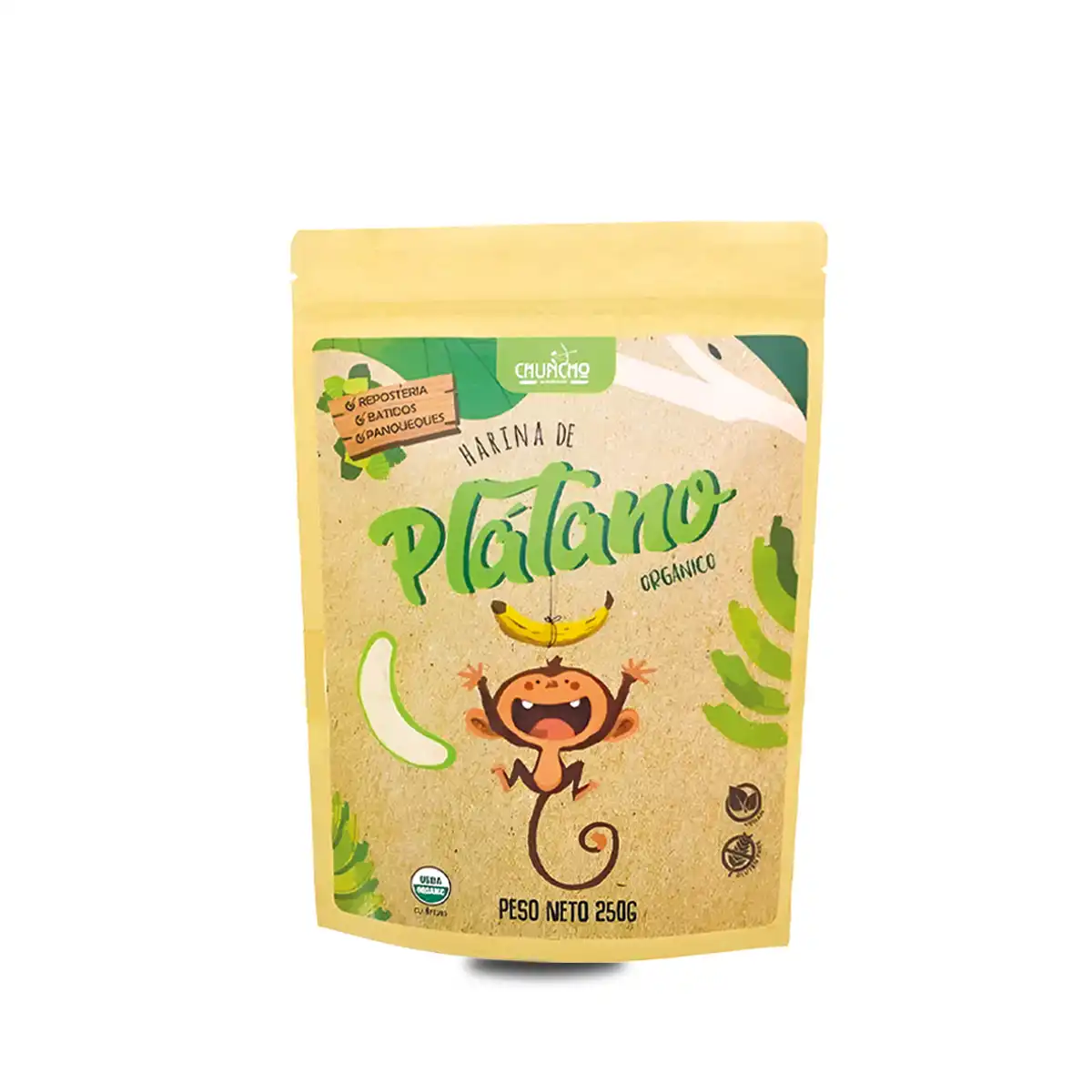 Harina de Platano 250gr Chuncho