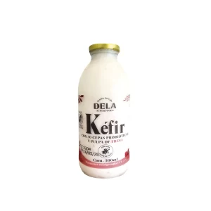 Kefir de Leche C/Fresa 500ml Dela - Imagen 1