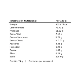 Galleta de Maca 73gr Biosunqu - Imagen 3