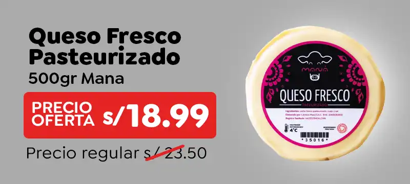 queso mana pasteurizado