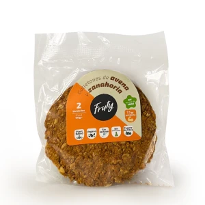Galletones de Avena y Zanahoria 90gr Fruty
