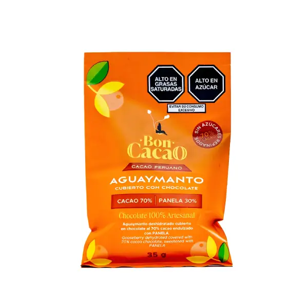 Aguaymanto C/Chocolate 35gr BonCacao