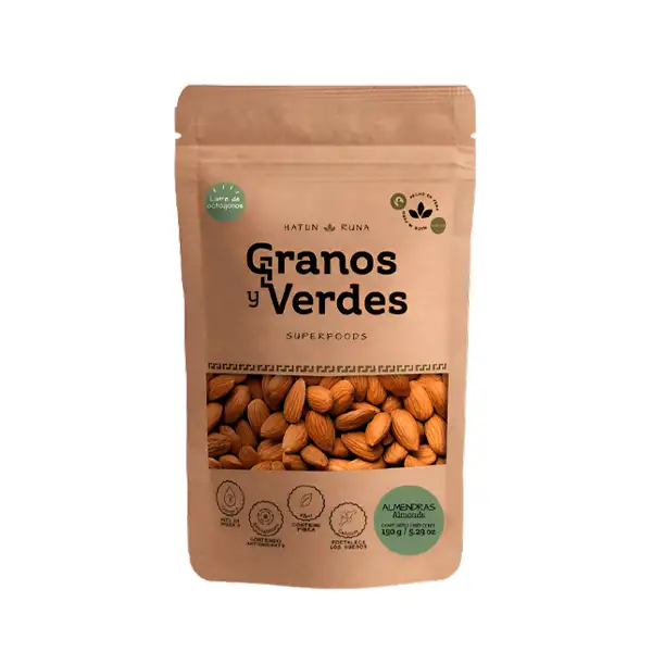 Almendras 150gr GranosyVerdes