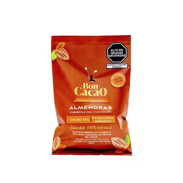 Almendras C/Chocolate 35gr BonCacao