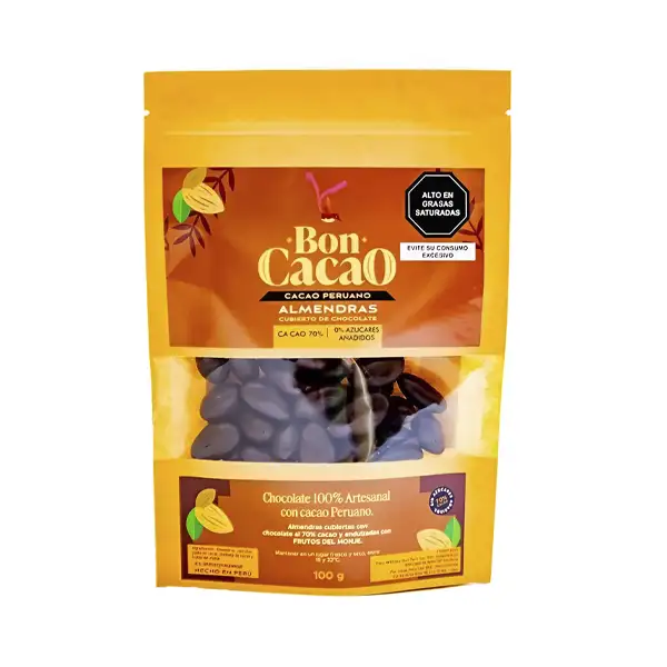 Almendras C/Chocolate 100gr BonCacao