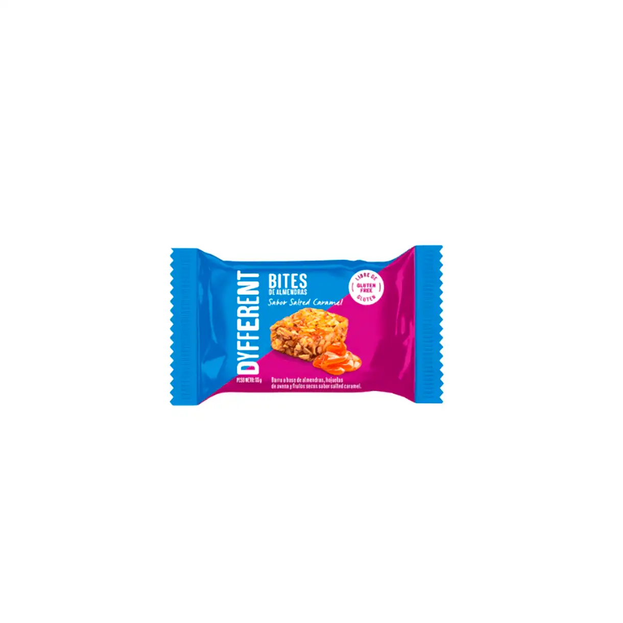 Bites de Almendras Caramel 55gr Dyfferent