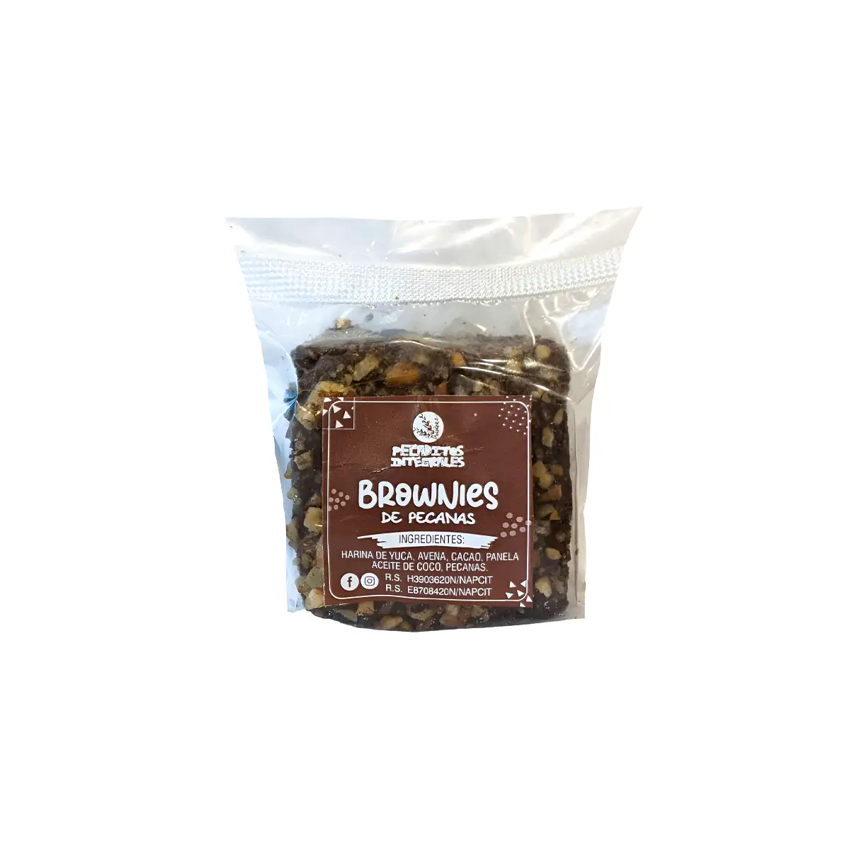 Brownie de Pecana 100gr Pecaditos