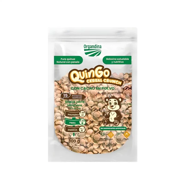 Cereal Quingo Cacao 300gr Organdina Cereal Quingo C/Cacao 300gr Organdina