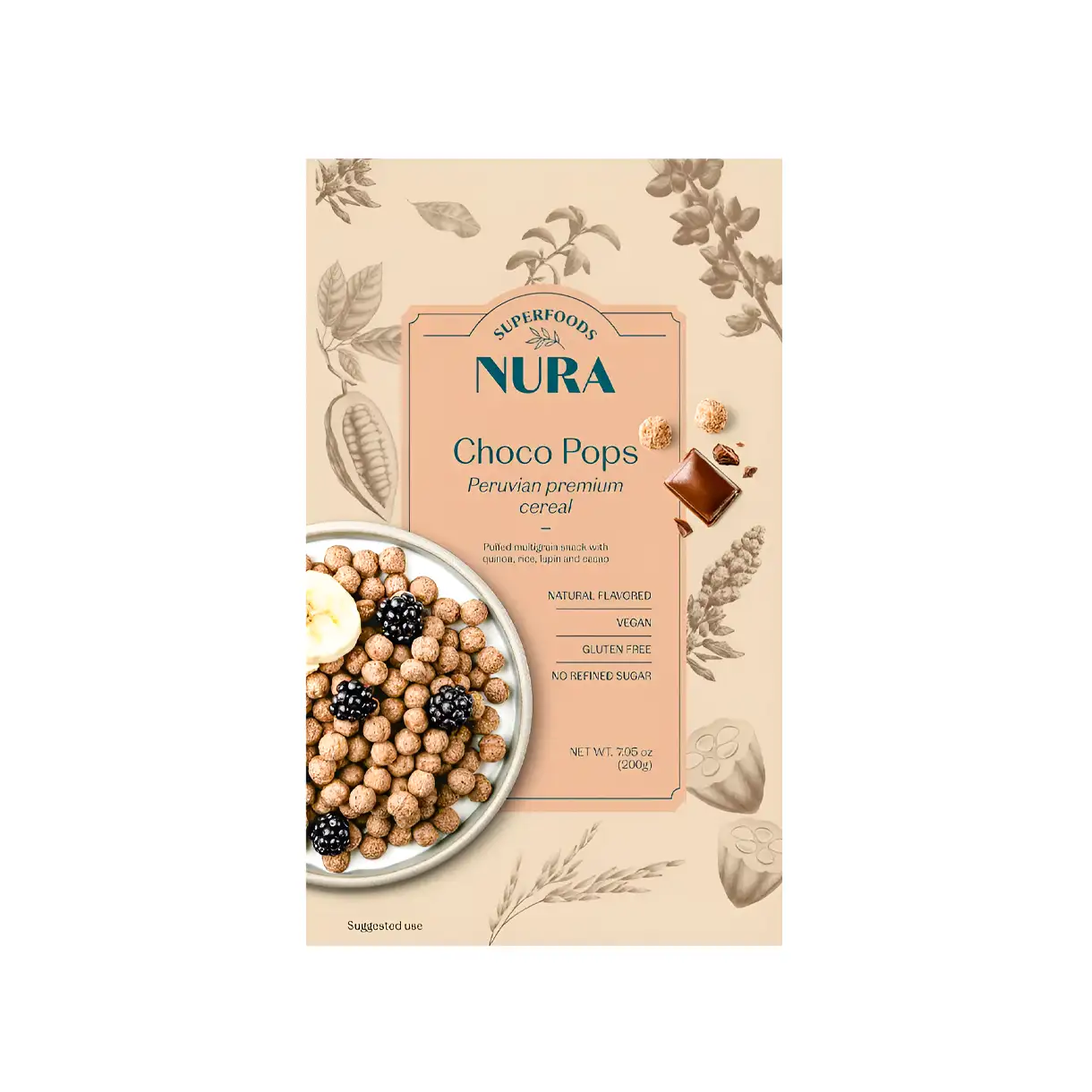 Choco Pops 200gr NuraSuperfoods