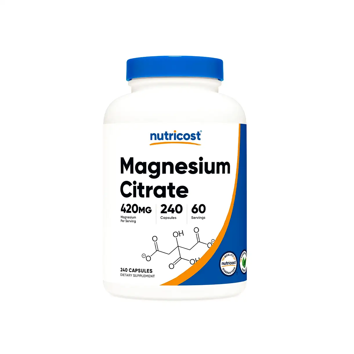 Citrato de Magnesio 240caps Nutricost