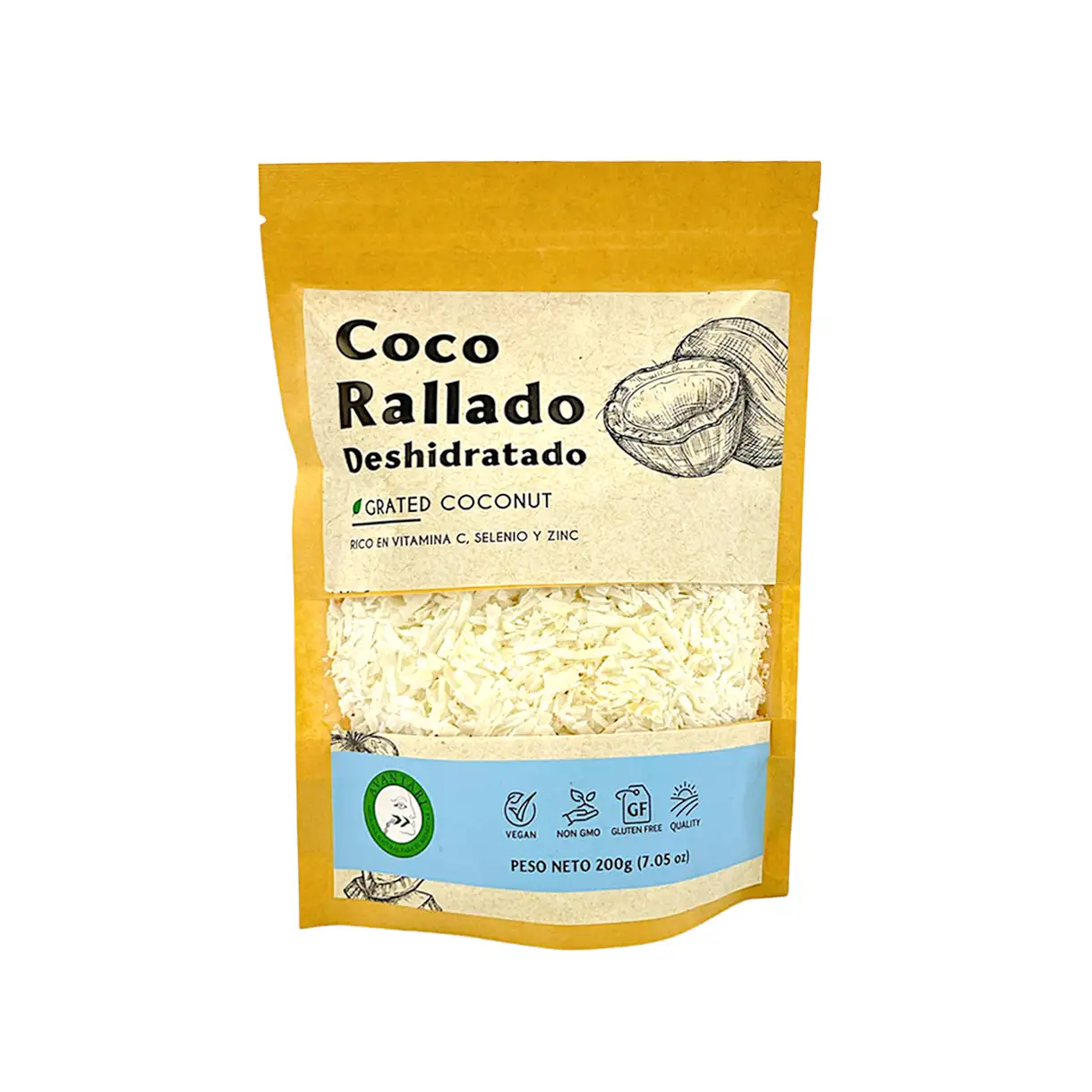 Coco rallado 200gr Avantari