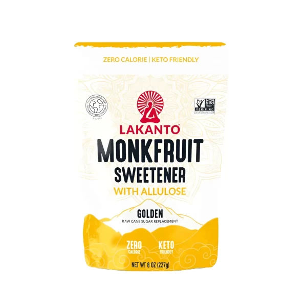 Endulzante MonkFruit & Alulosa Golden 227gr Lakanto Endulzante MonkFruit & Alulosa Golden 227gr Lakanto