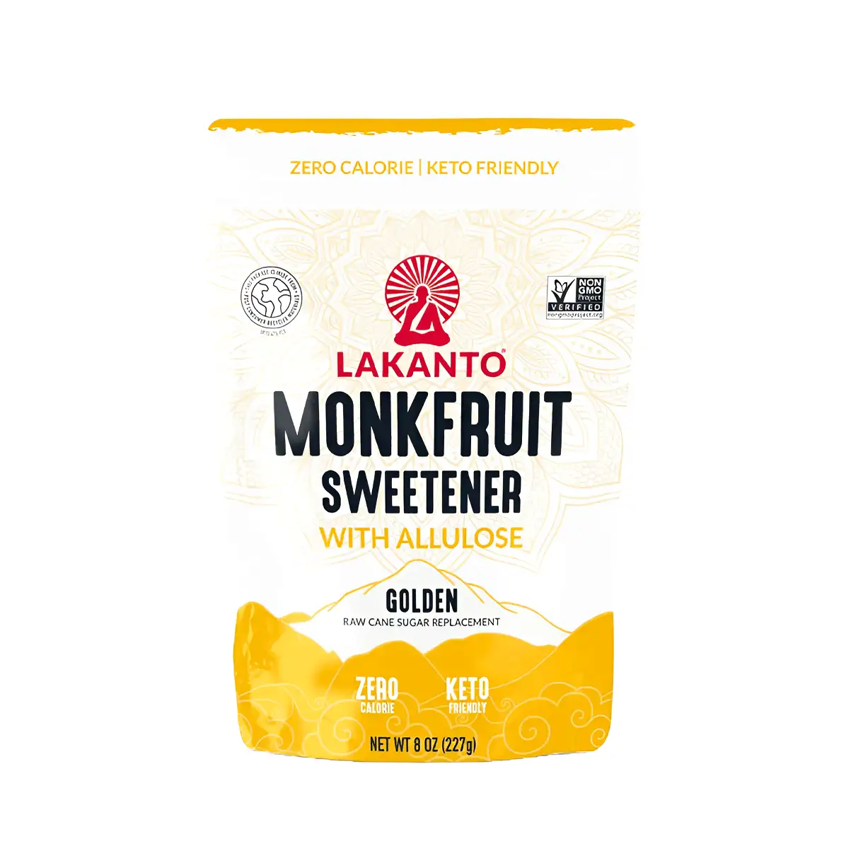 Endulzante MonkFruit & Alulosa Golden 227gr Lakanto