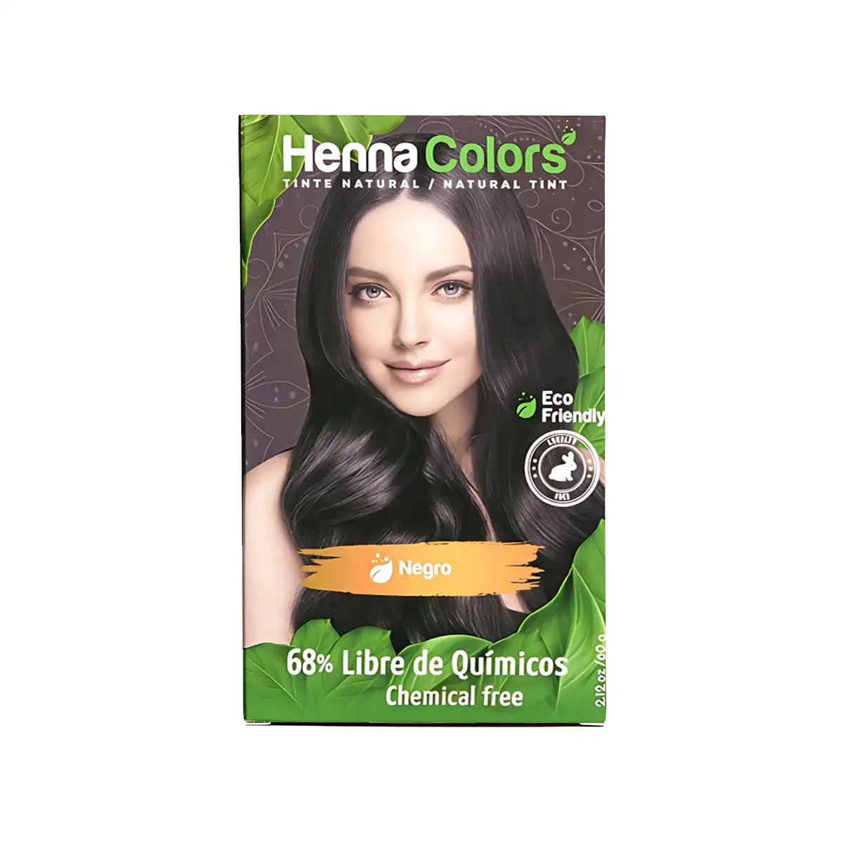 Tinte Negro 68% 60gr HennaColors