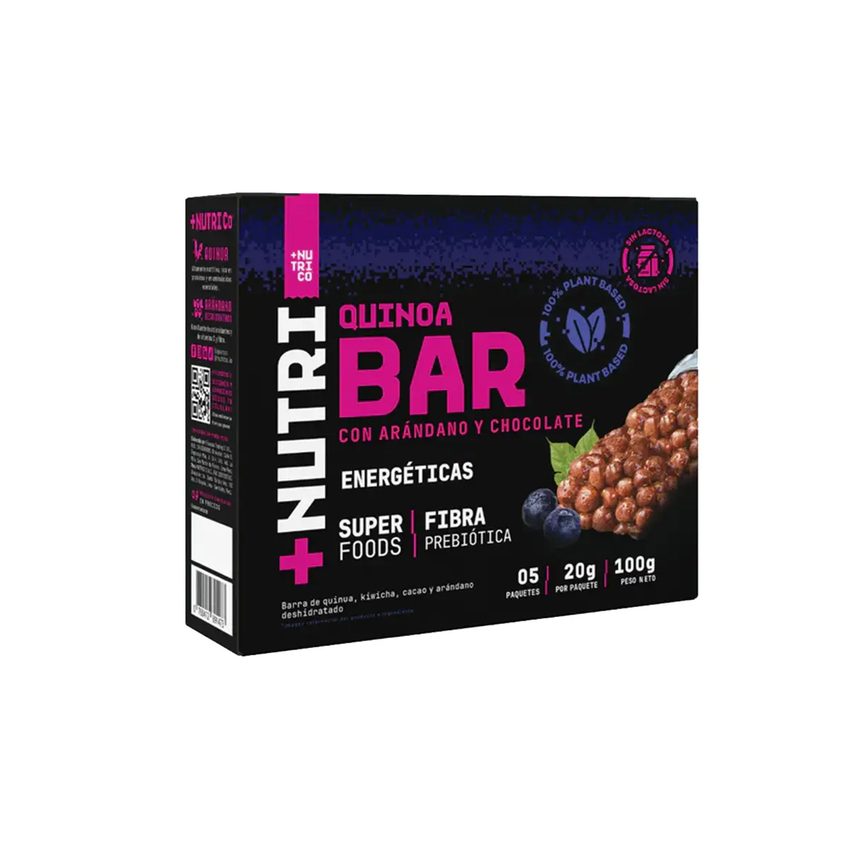 Barra Energética C/Arándano 20gr NutriCo