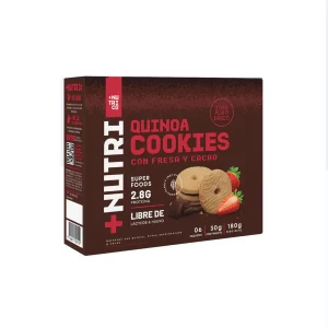 Galletas Quinoa Fresa y Cacao