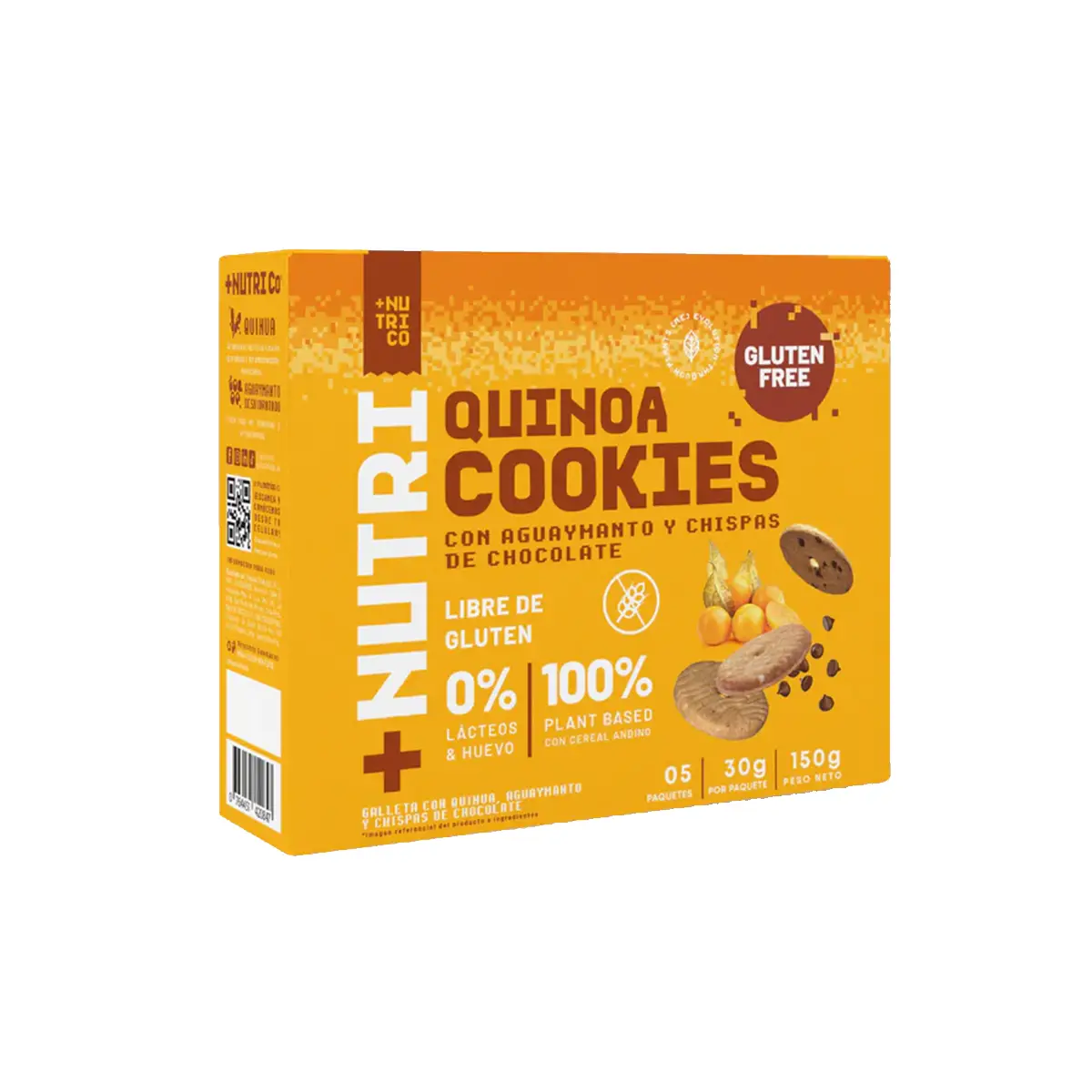 Galletas Quinoa GF Aguaymanto 30gr NutriCo