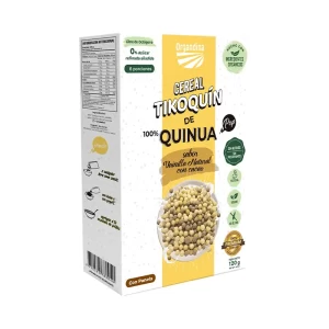 Cereal Pop De Quinua Mix Vainilla y Chocolate 120gr Organdina - Imagen 1
