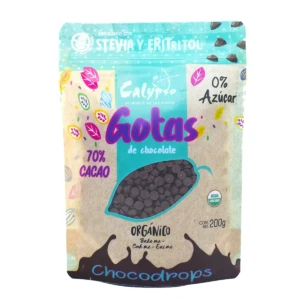 gotas de chocolate