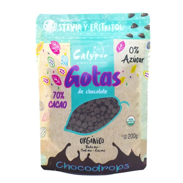 gotas de chocolate