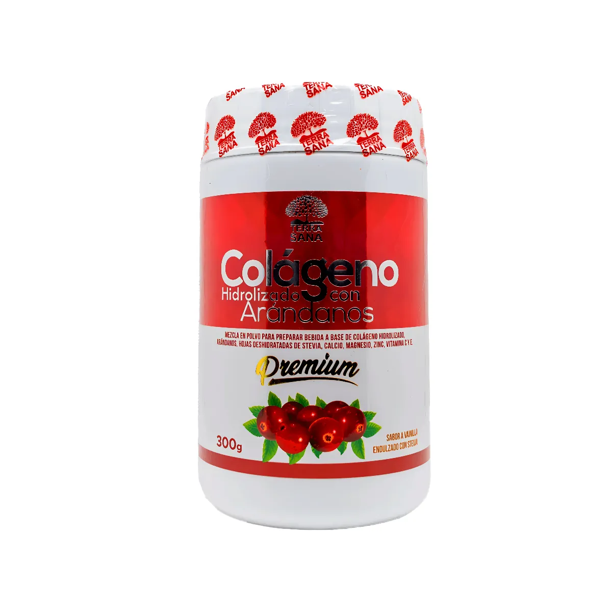Colageno Hidrolizado Premium C/Arandanos 300gr Terrasana