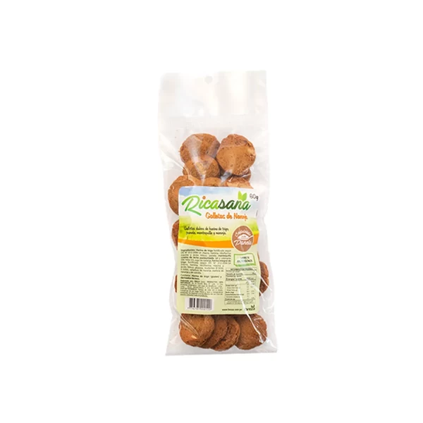 Galletas Integral de Naranja 60gr Ricasana