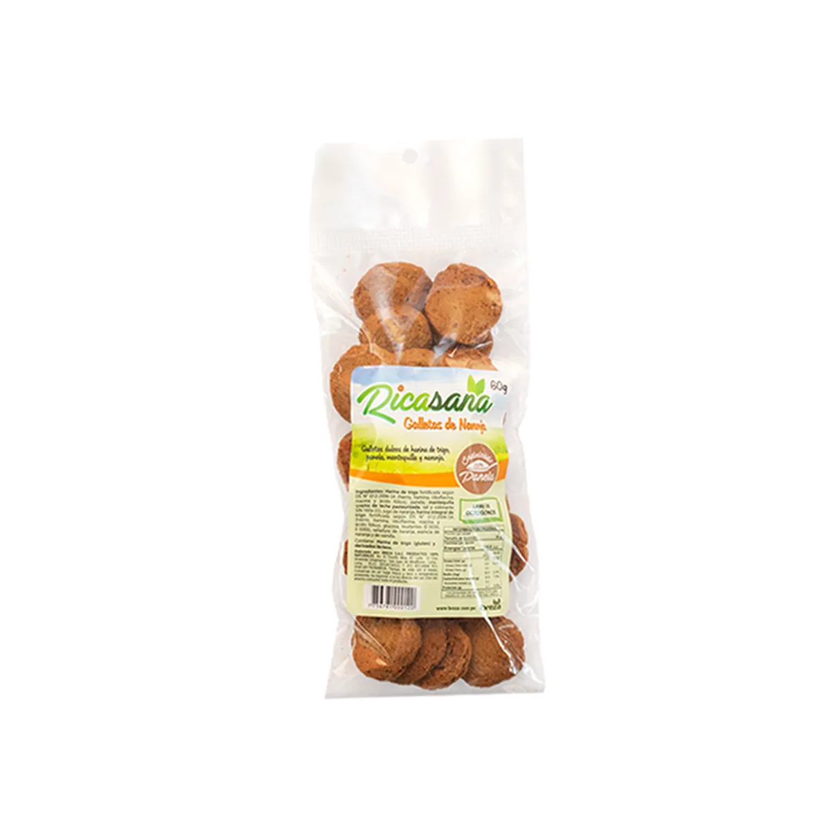 Galletas Integral de Naranja 60gr Ricasana
