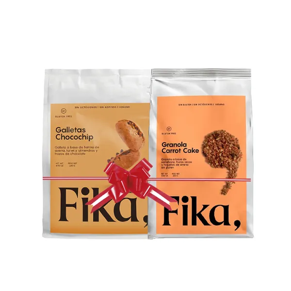 Pack Galletas Chocochip y Granola Carrot Cake Fika