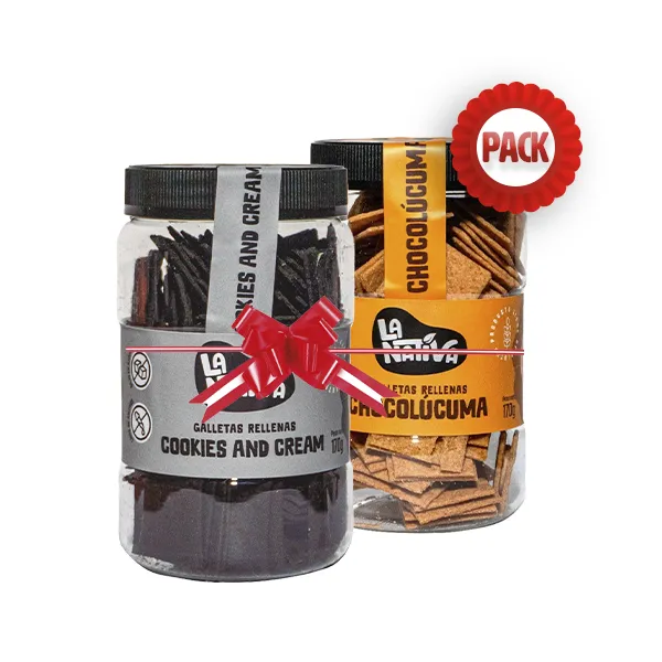Pack Galletas Cookies&Cream y Chocolucuma 170gr LaNativa