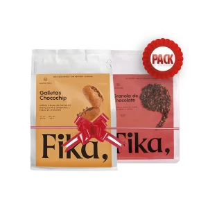 Pack Galletas Chocochip y Granola Chocolate Fika