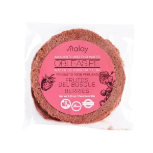 Obleas Frutos del Bosque 35gr Vitalay - Imagen 1