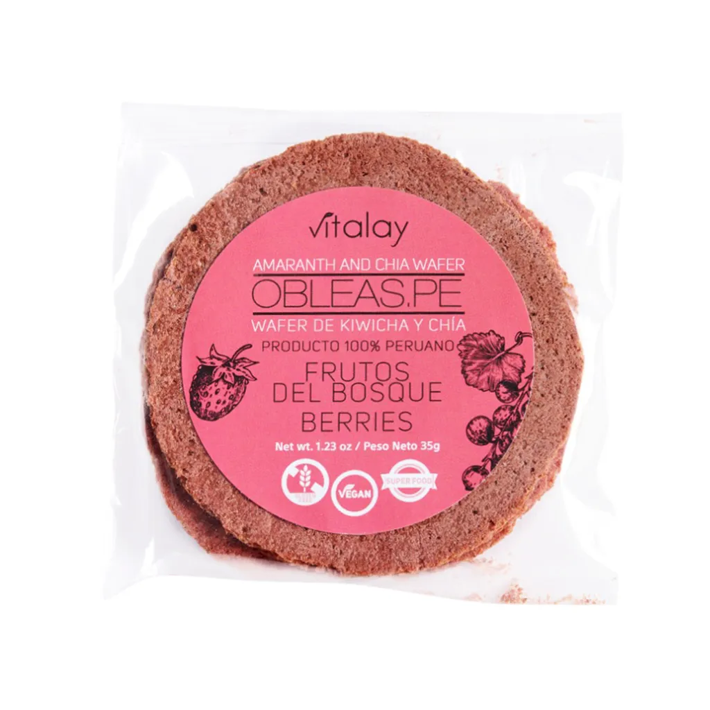 Obleas Frutos del Bosque 35gr Vitalay