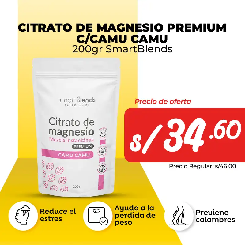 Citrato de Magnesio Premium Camu