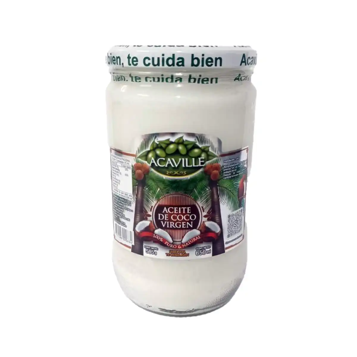 Aceite de Coco 650ml Acaville