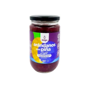 Mermelada de Piña Y Arándanos con Stevia 300gr Goga