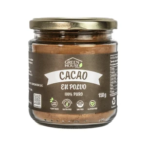 Cacao en Polvo Frasco 150gr Green House