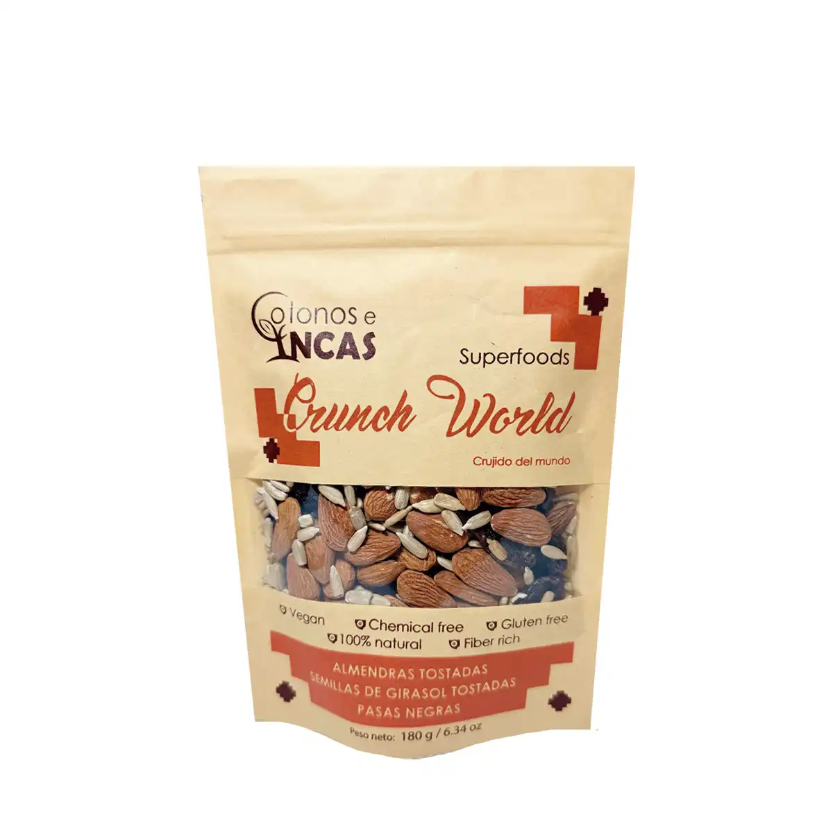 Crunch World Bolsa 180gr ColonoseIncas