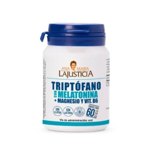 Triptofano C/Magnesio + Melatonina + B6 60comp AnaMariaLaJusticia