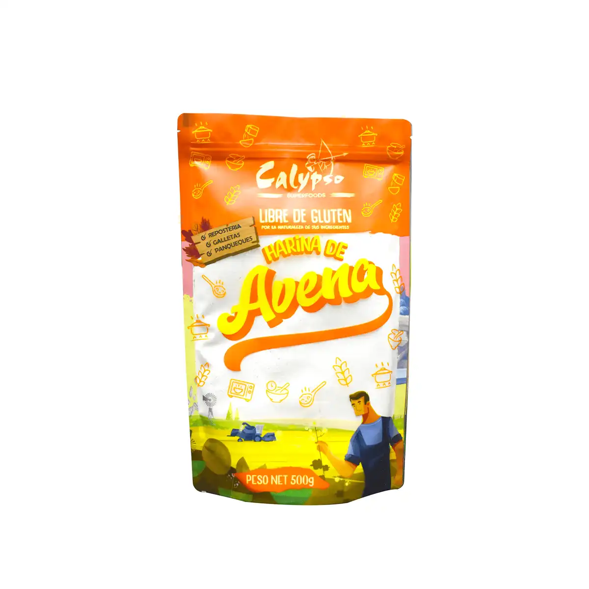 Harina de Avena 500gr Calypso