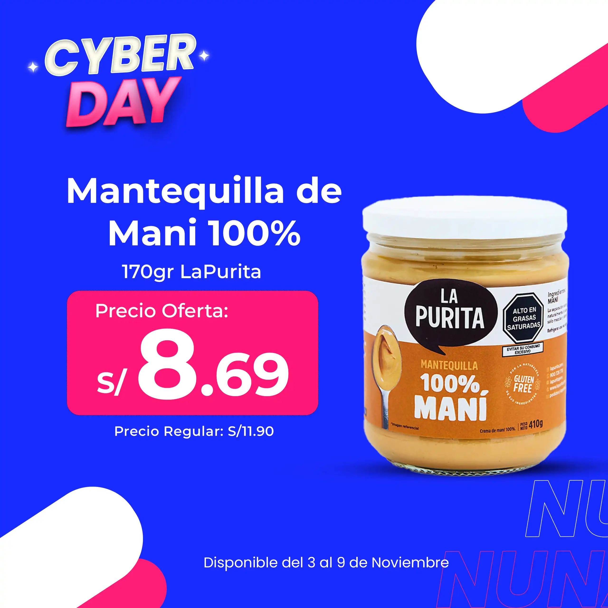 Mantequilla de Mani 100